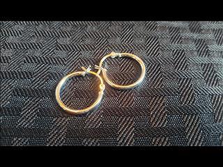 [ #0015SSW ] $20.00USD Sterling Silver Hoop Earrings - 2mm thickness, 20mm loop diameter.