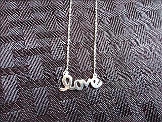 [ #0118SSW ] $40.00 - Sterling Silver Love Necklace